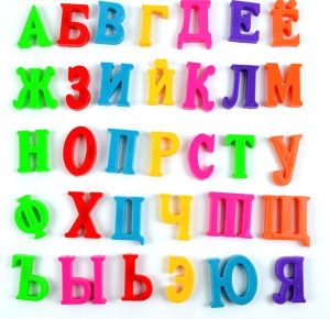 Применение магнитных букв и цифр, Застосування магнітних букв і цифр