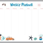 Магнітний планер A3 План на місяць 2 eng