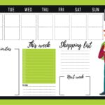 Магнітний планер А3 Розклад на тиждень 7 Хлопчик eng