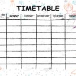 Магнитный планер А3 "Школьное расписание 3"