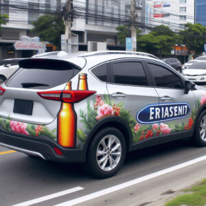 Заказать рекламу на автомобиль из винила