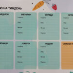 Магнитный планер детский на холодильник