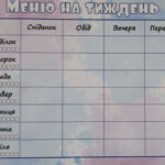 Магнитный планер детский на холодильник