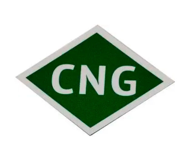 Наліпка знак на авто Газ CNG (15см)