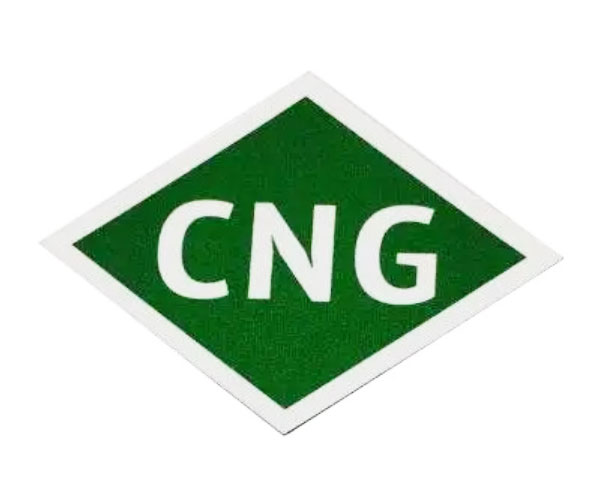 Магнітний знак на авто Газ CNG (15см)